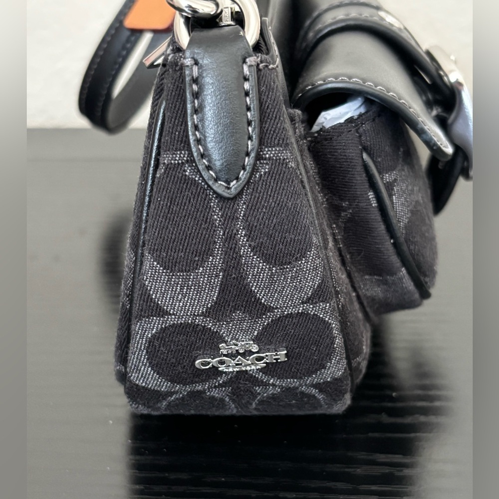 NWOT Coach Ashton Mini Denim Shoulder Bag - Picture 6 of 8